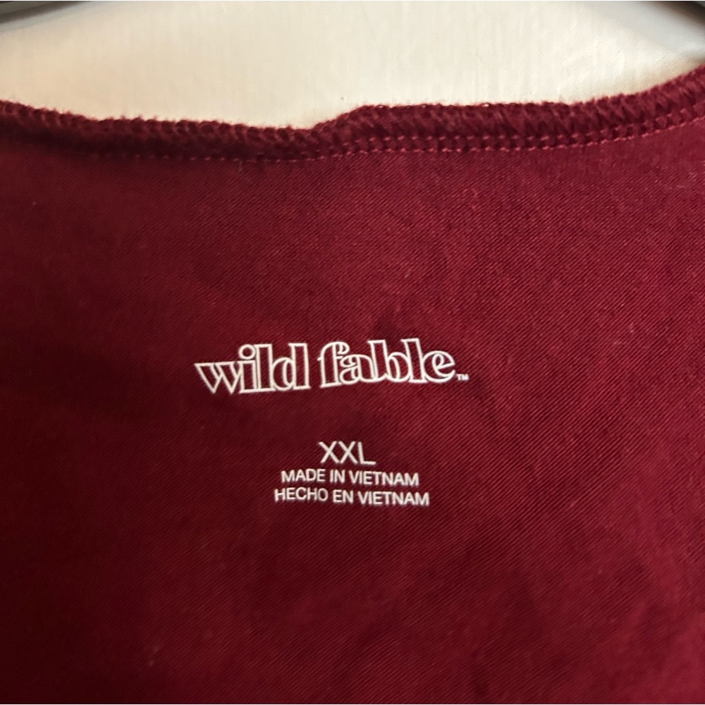 Wild Fable XXL Red Croptop - Picture 2 of 3